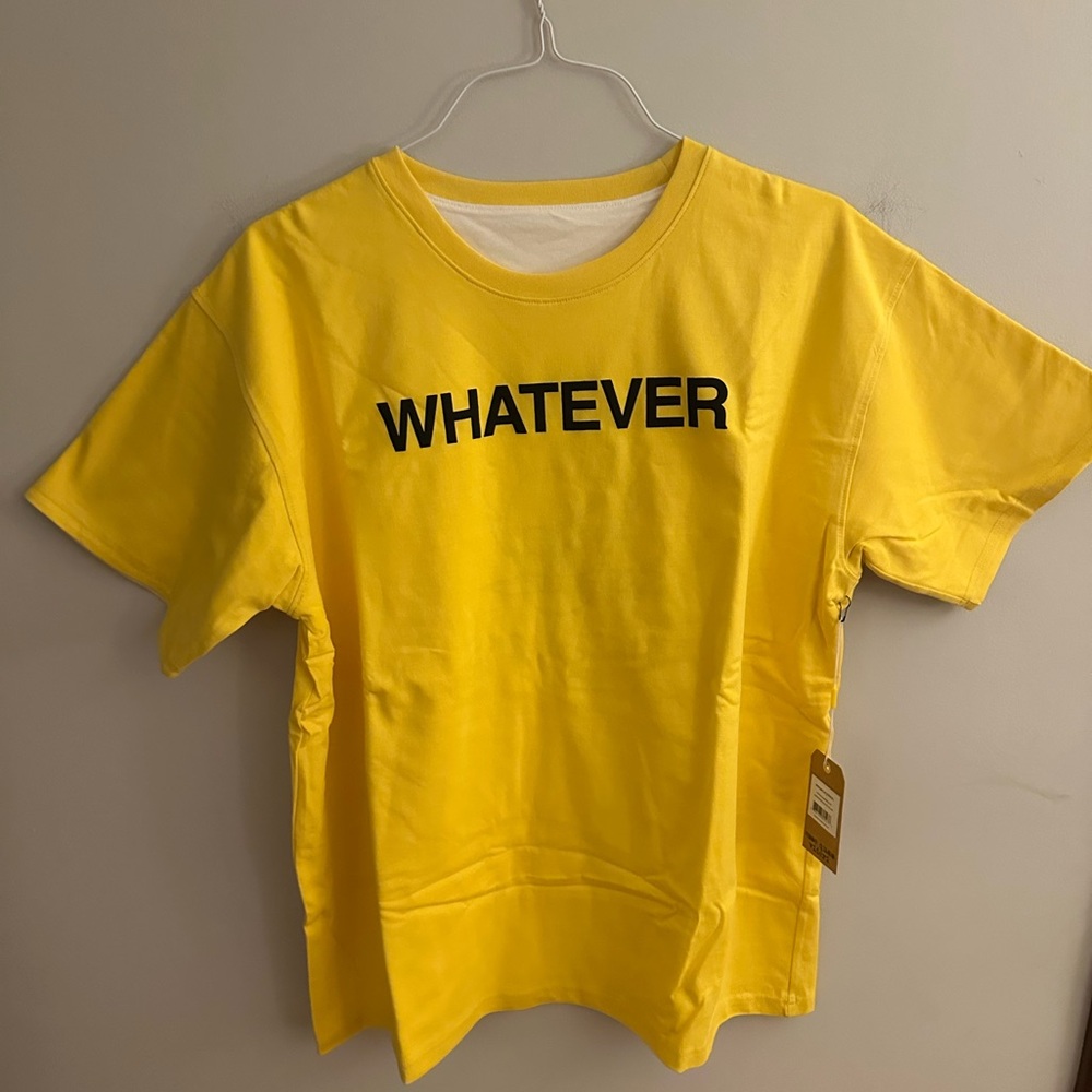 Reversible Yellow Whatever Graphic Tee